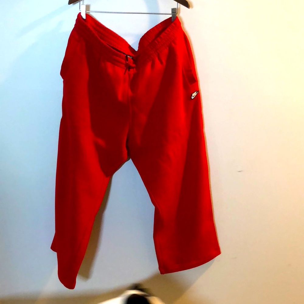 Nike Red Sweatpants - never worn. Size 3XL